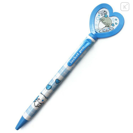 Japan Sanrio Ballpoint Pen - Cinnamoroll : Heart Shaped Photo Frame Enjoy Idol - 1