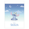 Japan Disney Mini Notepad - Stitch : Blue Night Sky - 1