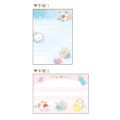 Japan Mognyan Mini Notepad - Cat Summer Pool Party - 2