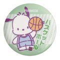Japan Sanrio Can Badge Pin - Pochacco : After School Activities Basketball Team - 1