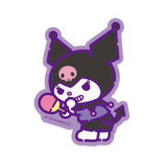 Japan Sanrio Big Sticker - Kuromi : After School Activities Table Tennis Club