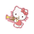 Japan Sanrio Big Sticker - Hello Kitty : After School Activities Orchestra Club - 1