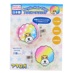 Japan San-X Aurora Acrylic Hair Clip - Afro Ken : Face