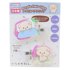 Japan San-X Aurora Acrylic Hair Clip - Ishiyowa-chan
