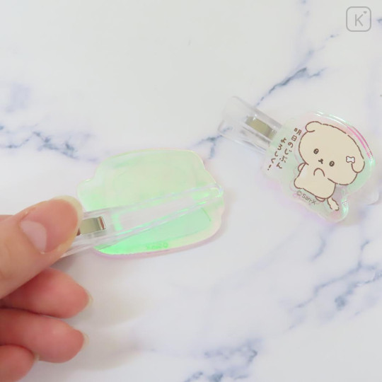 Japan San-X Aurora Acrylic Hair Clip - Ishiyowa-chan - 2