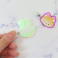 Japan San-X Aurora Acrylic Hair Clip - Sugarcocomuu : Face - 2