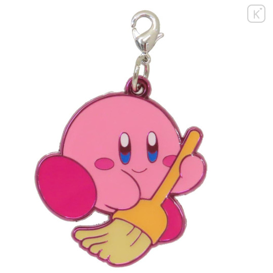 Japan Kirby Metal Charm - Kirby : Cleaning - 1