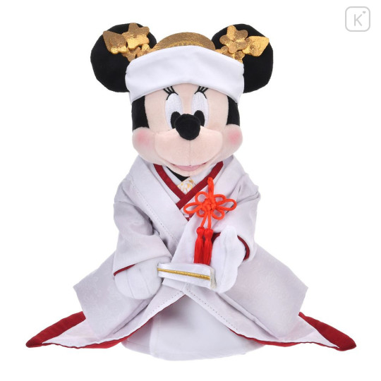 Japan Disney Store Plush Wedding Doll Set - Mickey & Minnie : Japanese - 7