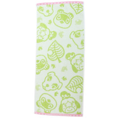 Japan Animal Crossing Face Towel - Green