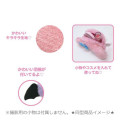 Japan Sanrio Face-shaped Pouch with Carabiner - Kuromi : Devil - 3