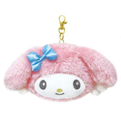 Japan Sanrio Fluffy Pass Case Card Holder - My Melody : Angel