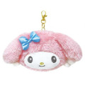 Japan Sanrio Fluffy Pass Case Card Holder - My Melody : Angel - 1