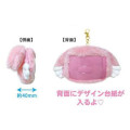 Japan Sanrio Fluffy Pass Case Card Holder - My Melody : Angel - 2
