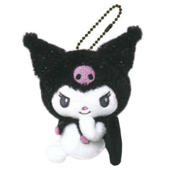 Japan Sanrio Mascot Holder - Kuromi : Devil Black