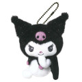 Japan Sanrio Mascot Holder - Kuromi : Devil Black - 1