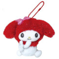 Japan Sanrio Mascot Holder - My Melody : Angel Red - 1