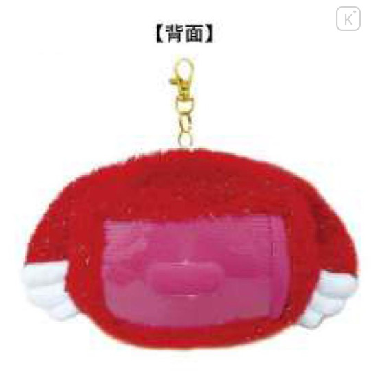 Japan Sanrio Fluffy Pass Case Card Holder - My Melody : Angel Red - 2