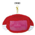 Japan Sanrio Fluffy Pass Case Card Holder - My Melody : Angel Red - 2