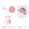 Japan Sanrio Face-shaped Pouch with Carabiner - My Melody : Angel Red - 3