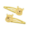 Japan Disney Store Mascot Hair Clip Set - Pooh : Face 3D - 1