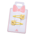 Japan Disney Store Mascot Hair Clip Set - Pooh : Face 3D - 2