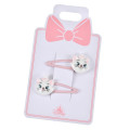 Japan Disney Store Mascot Hair Clip Set - Marie : Face 3D - 2