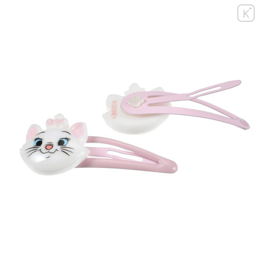 Japan Disney Store Mascot Hair Clip Set - Marie : Face 3D - 5