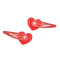 Japan Disney Store Mascot Hair Clip Set - Minnie : Heart Red - 3