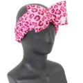 Japan Sanrio Hair Band with Ribbon - Hello Kitty : Leopard Y2K - 4