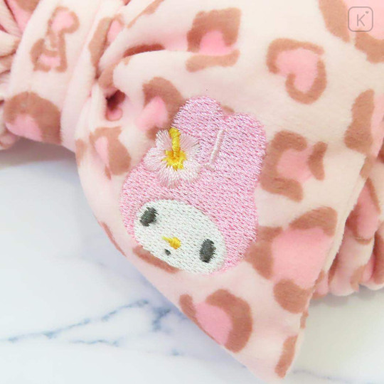 Japan Sanrio Hair Band with Ribbon - My Melody : Leopard Y2K - 3