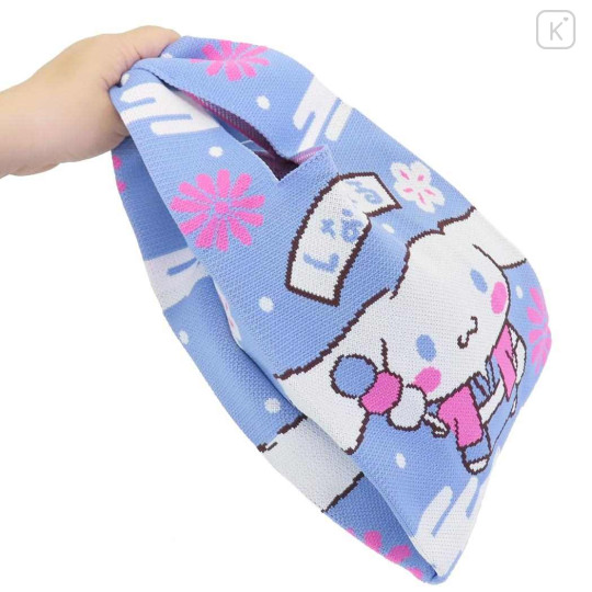 Japan Sanrio Jacquard Woven Mini Tote Bag - Cinnamoroll : Kimono - 2