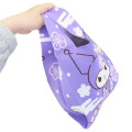 Japan Sanrio Jacquard Woven Mini Tote Bag - Kuromi : Kimono - 2