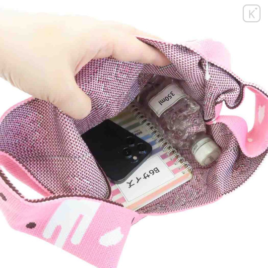Japan Sanrio Jacquard Woven Mini Tote Bag - My Melody : Kimono - 3