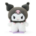 Japan Sanrio Original Posable Plush Doll (M) - Kuromi : Pitatto Friends - 1