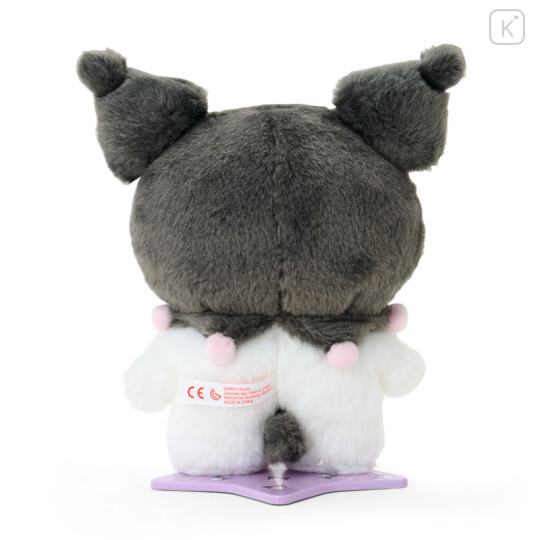 Japan Sanrio Original Posable Plush Doll (M) - Kuromi : Pitatto Friends - 2