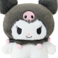 Japan Sanrio Original Posable Plush Doll (M) - Kuromi : Pitatto Friends - 5