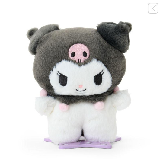 Japan Sanrio Original Posable Plush Doll (M) - Kuromi : Pitatto Friends - 6
