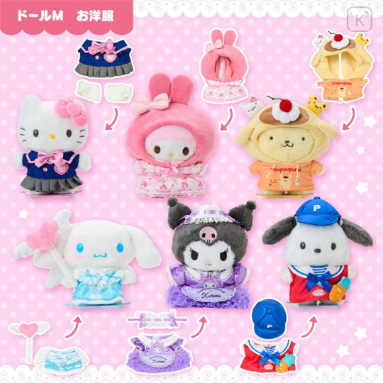 Japan Sanrio Original Dress-up Clothes (M) - Pompompurin : Pitatto Friends Whipped Cream - 6