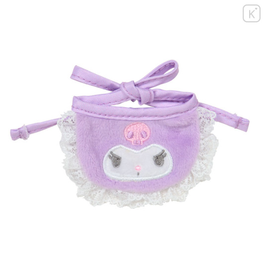 Japan Sanrio Original Dress-up Clothes (S/M) - Kuromi : Pitatto Friends Bib - 2