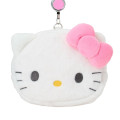 Japan Sanrio Original Face-shaped Pass Case & Pouch - Hello Kitty - 4