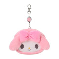 Japan Sanrio Original Face-shaped Pass Case & Pouch - My Melody - 1