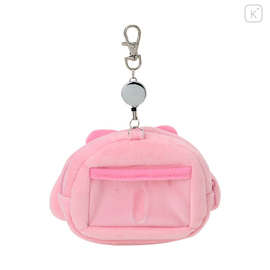 Japan Sanrio Original Face-shaped Pass Case & Pouch - My Melody - 2