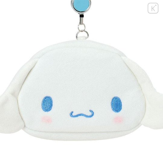 Japan Sanrio Original Face-shaped Pass Case & Pouch - Cinnamoroll - 4