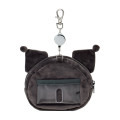Japan Sanrio Original Face-shaped Pass Case & Pouch - Kuromi - 2