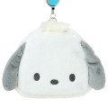 Japan Sanrio Original Face-shaped Pass Case & Pouch - Pochacco - 4