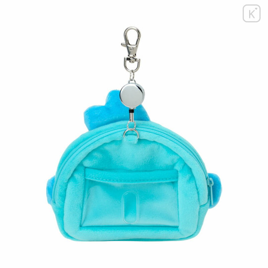 Japan Sanrio Original Face-shaped Pass Case & Pouch - Hangyodon - 2