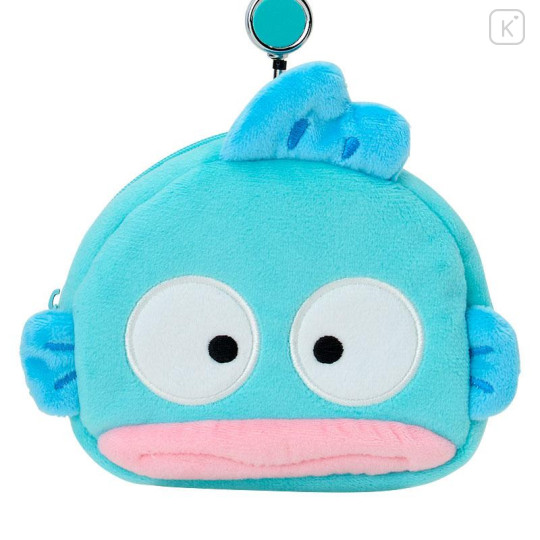 Japan Sanrio Original Face-shaped Pass Case & Pouch - Hangyodon - 4