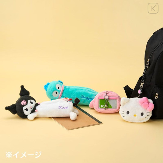 Japan Sanrio Original Face-shaped Pass Case & Pouch - Hangyodon - 6