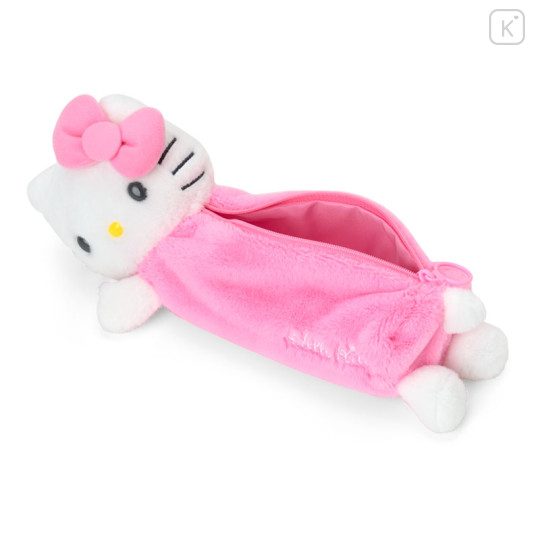 Japan Sanrio Original Plush Pencil Case - Hello Kitty - 3