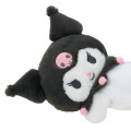Japan Sanrio Original Plush Pencil Case - Kuromi - 2
